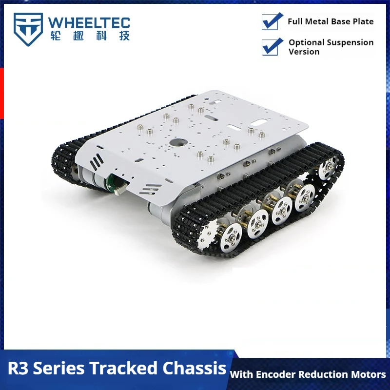 Crawler vehicle intelligent vehicle chassis tank DC brushed belt high-precision encoder robot STM32 R3
Crawler vehicle intelligent vehicle chassis tank DC brushed belt high-precision encoder robot STM32 R3