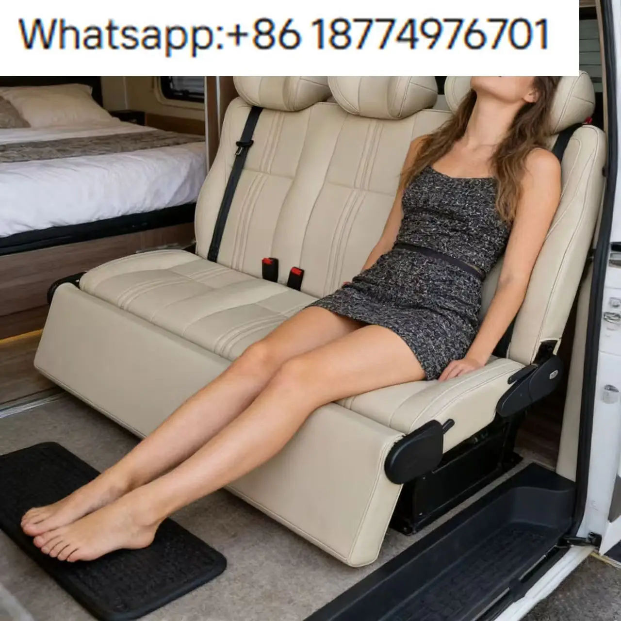 AutoLiuma Customized Leather High Backrest Comfortable Camper Van Seat Bed Adjustable Headrest Backrest Optional Manual/Electric
AutoLiuma Customized Leather High Backrest Comfortable Camper Van Seat Bed Adjustable Headrest Backrest Optional Manual/Electric