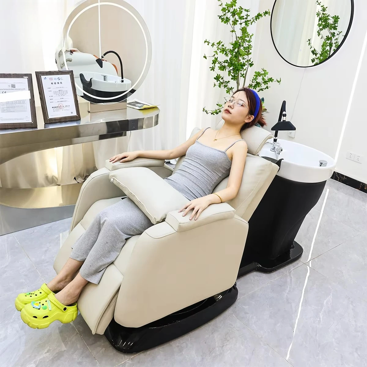 Luxury Barber Shampoo Chairs Adjustable Shampoo Chair Sillon Para Champu Shampootuolit
Luxury Barber Shampoo Chairs Adjustable Shampoo Chair Sillon Para Champu Shampootuolit