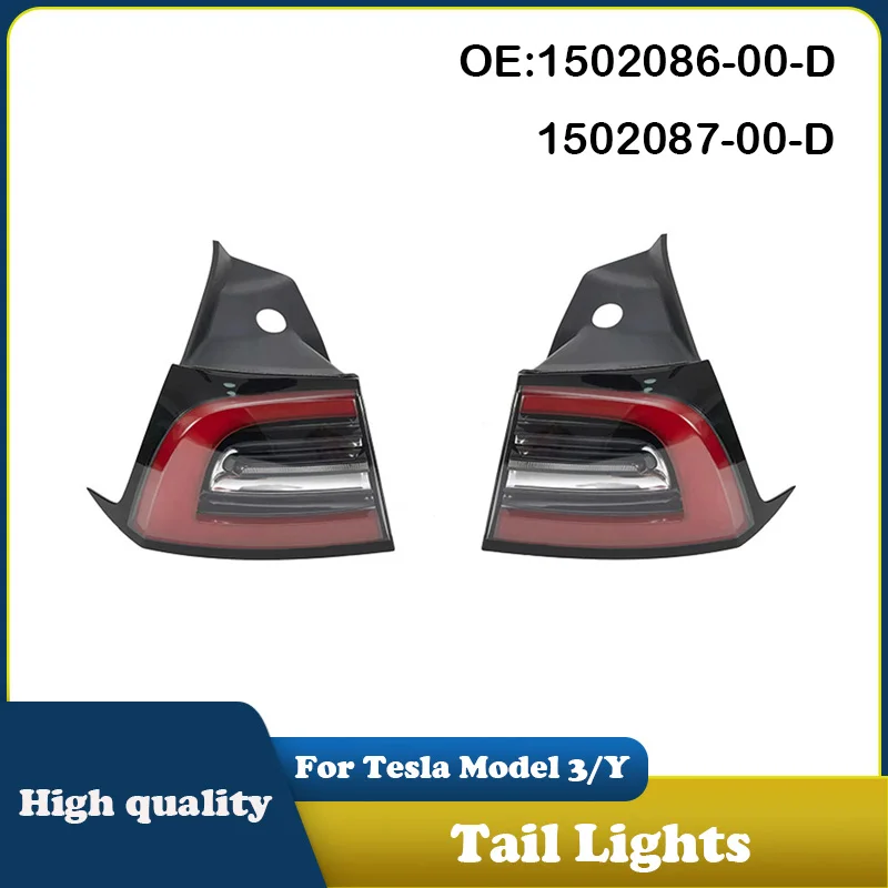 1502086-00-D 1502087-00-D Exterior Tail Lights For Tesla Model 3/Y Taillights 2021-2023 Outer Corner Light Brake Tailli
1502086-00-D 1502087-00-D Exterior Tail Lights For Tesla Model 3/Y Taillights 2021-2023 Outer Corner Light Brake Tailli