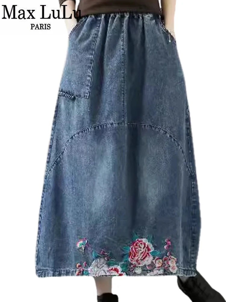 Max LuLu Spring Fashion Embroidery Chinese Style Skirts Womens 2024 Loose Leisure Floral Clothes Womens Classic Harajuku Dresses
Max LuLu Spring Fashion Embroidery Chinese Style Skirts Womens 2024 Loose Leisure Floral Clothes Womens Classic Harajuku Dresses