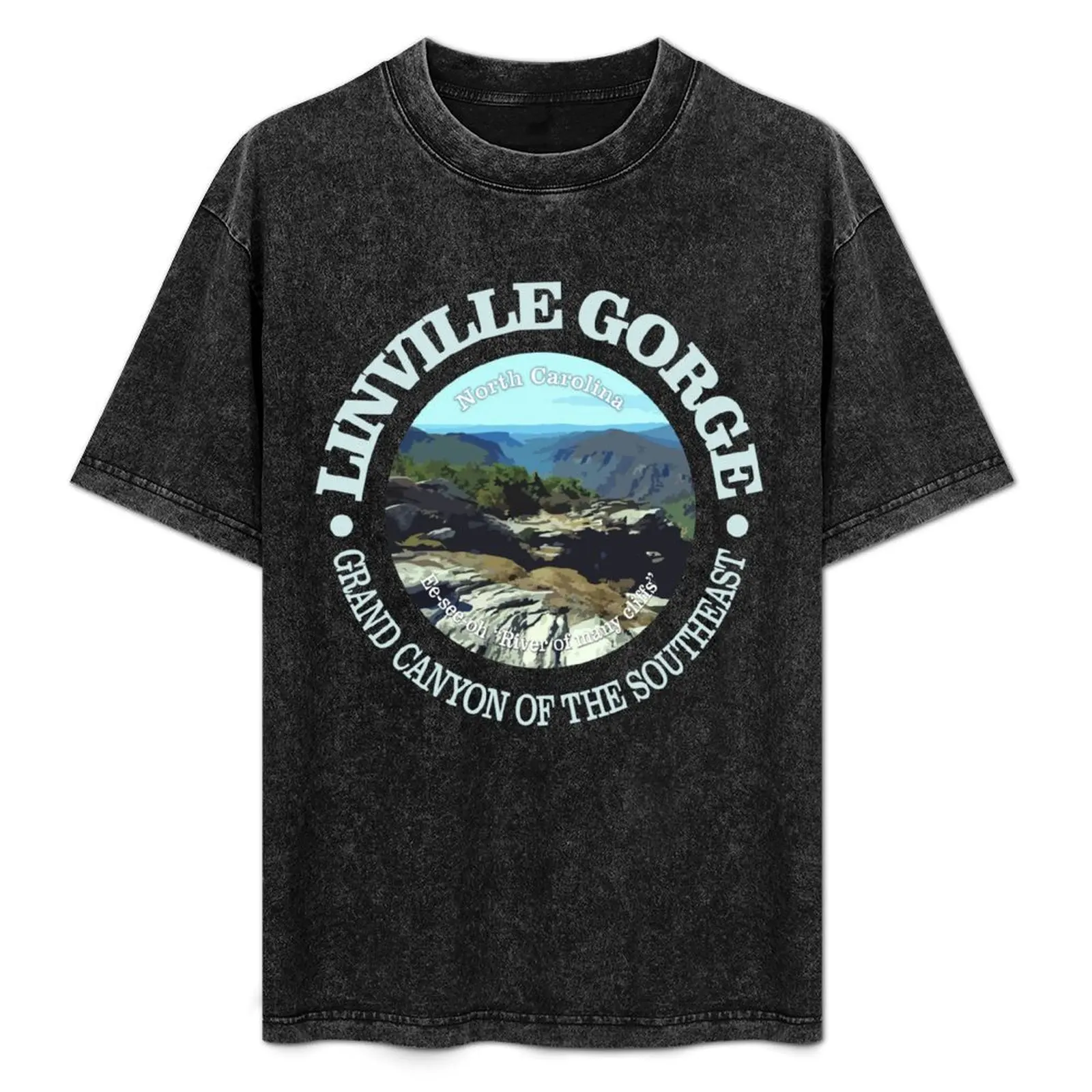 Linville Gorge (rd) T-Shirt Large Size Casual Short Sleeve Top
Linville Gorge (rd) T-Shirt Large Size Casual Short Sleeve Top