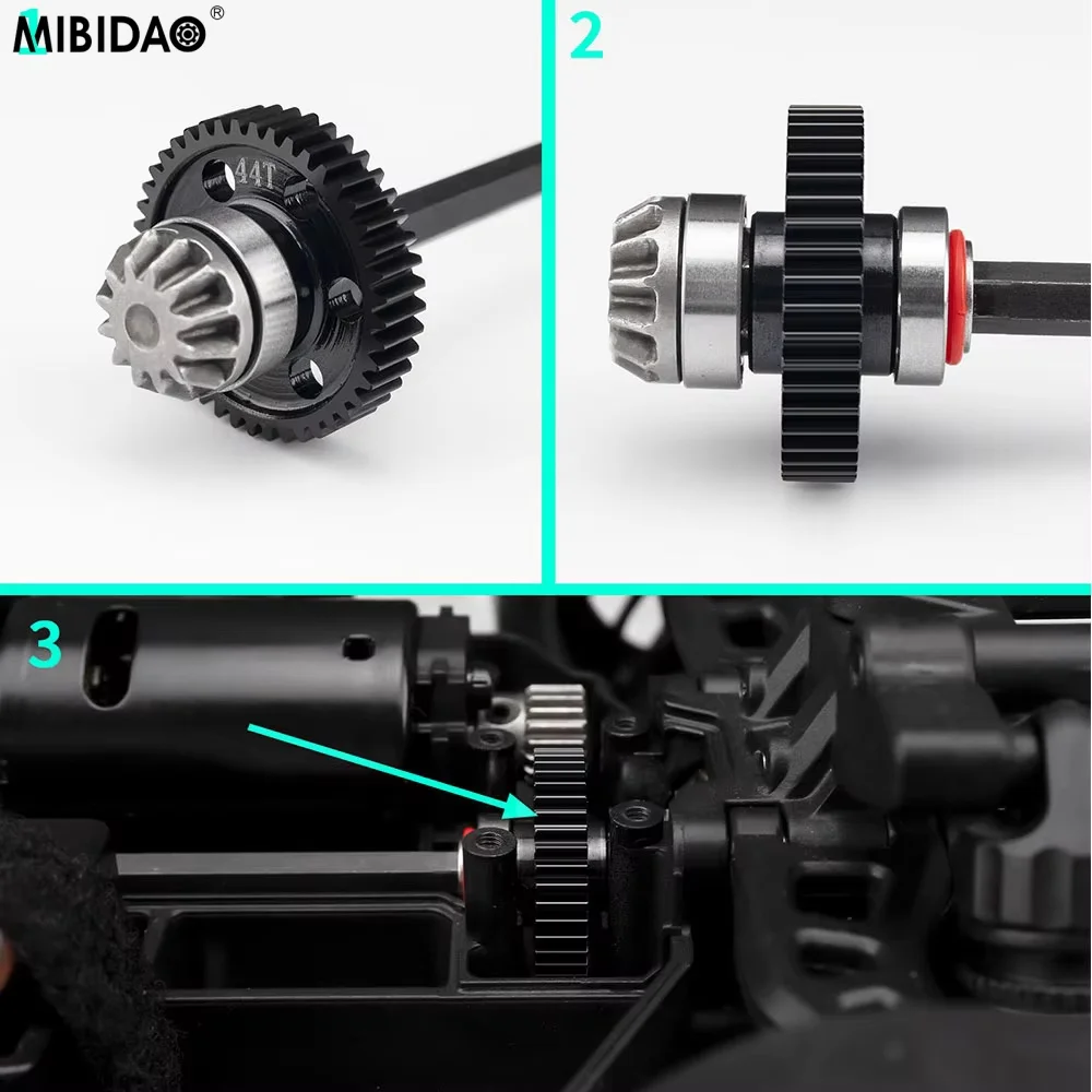 MIBIDAO 44T/48T/59T Main Gear Spur Gear For 1/14 Mini Mojave Grom 2S 1/18 Typhon Mojave Grom RC Car Drive Upgrade Part
MIBIDAO 44T/48T/59T Main Gear Spur Gear For 1/14 Mini Mojave Grom 2S 1/18 Typhon Mojave Grom RC Car Drive Upgrade Part