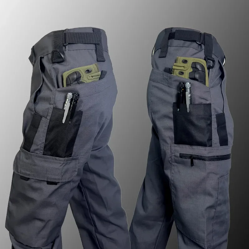 Men's Tactical Cargo Pants Summer Multi-Pocket Wear-Resistant Outdoor Hiking Combat Work Trousers
Men's Tactical Cargo Pants Summer Multi-Pocket Wear-Resistant Outdoor Hiking Combat Work Trousers