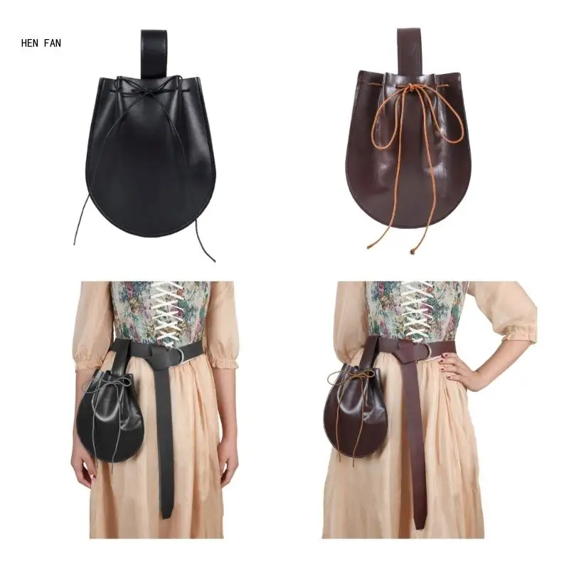 Vintage Belt Pouches Hip Bag PU Leather Side Pack Portable Belt Bag Waist Pack M89D
Vintage Belt Pouches Hip Bag PU Leather Side Pack Portable Belt Bag Waist Pack M89D