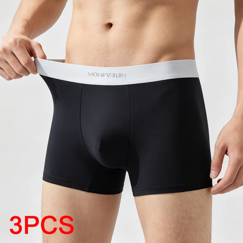 Underwear Men Fashion Ice Silk Boxers Man Boxer Shorts Short Pants and Shorts Men's Panties Set Underpants Briefs Male Square
Underwear Men Fashion Ice Silk Boxers Man Boxer Shorts Short Pants and Shorts Men's Panties Set Underpants Briefs Male Square