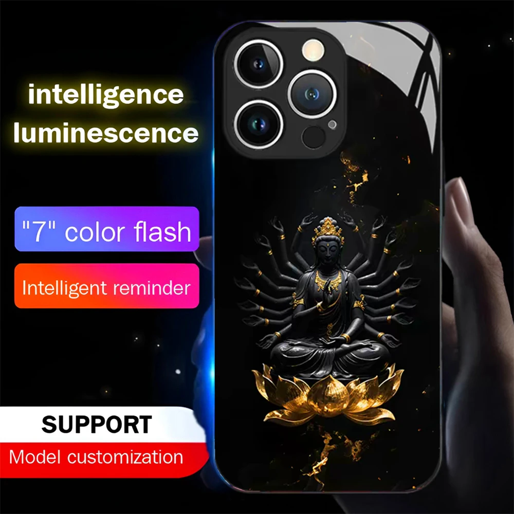 Luck Lotus Buddha Sound Music Control Led Light Glowing Phone Case For Samsung S26 S25 S24 S23 S22 S21 S20 FE Note 20 Plus Ultra
Luck Lotus Buddha Sound Music Control Led Light Glowing Phone Case For Samsung S26 S25 S24 S23 S22 S21 S20 FE Note 20 Plus Ultra