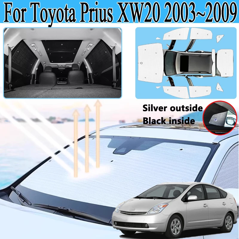 Анти-УФ для Toyota Prius XW20 2003 2004 2005-2009, автомобильный полный автомобильный козырек, солнцезащитные блоки, солнцезащитный крем, аксессуары для окон
Анти-УФ для Toyota Prius XW20 2003 2004 2005-2009, автомобильный полный автомобильный козырек, солнцезащитные блоки, солнцезащитный крем, аксессуары для окон