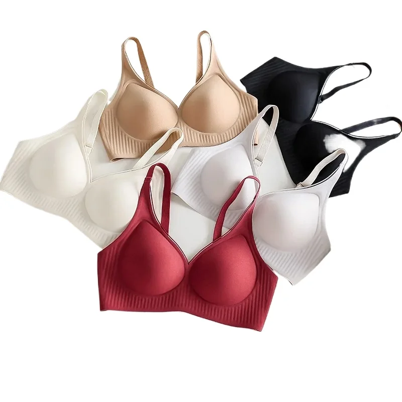 KUCLUTWireless Soft Support Bra Women's Invisible Underwear Jelly Strip Design Anti-SaggingSide Breast Collection Beautiful Back
KUCLUTWireless Soft Support Bra Women's Invisible Underwear Jelly Strip Design Anti-SaggingSide Breast Collection Beautiful Back