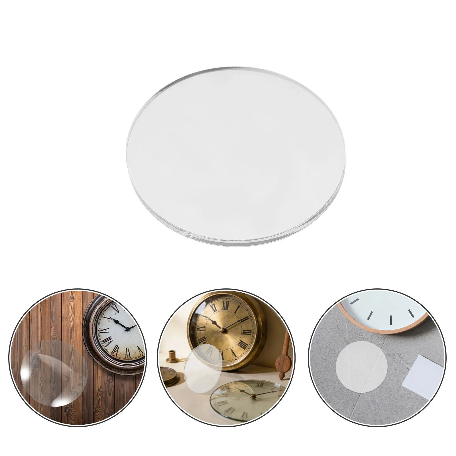 5Pcs Acrylic Clock Face Shield Clear Transparent High Durability Protective Cover for Wall Desk Table Clock Repair Replacement
5Pcs Acrylic Clock Face Shield Clear Transparent High Durability Protective Cover for Wall Desk Table Clock Repair Replacement