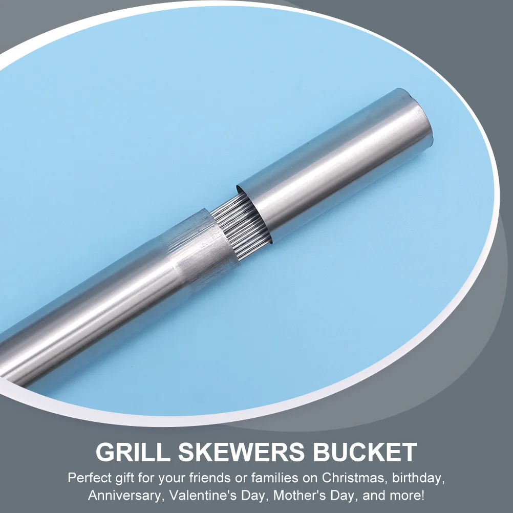 4Pcs Stainless Steel Bbq Sticks Bucket No Smell Storage Container Dustproof Barbecue Skewer Bucket Home Kitchen Organizer
4Pcs Stainless Steel Bbq Sticks Bucket No Smell Storage Container Dustproof Barbecue Skewer Bucket Home Kitchen Organizer