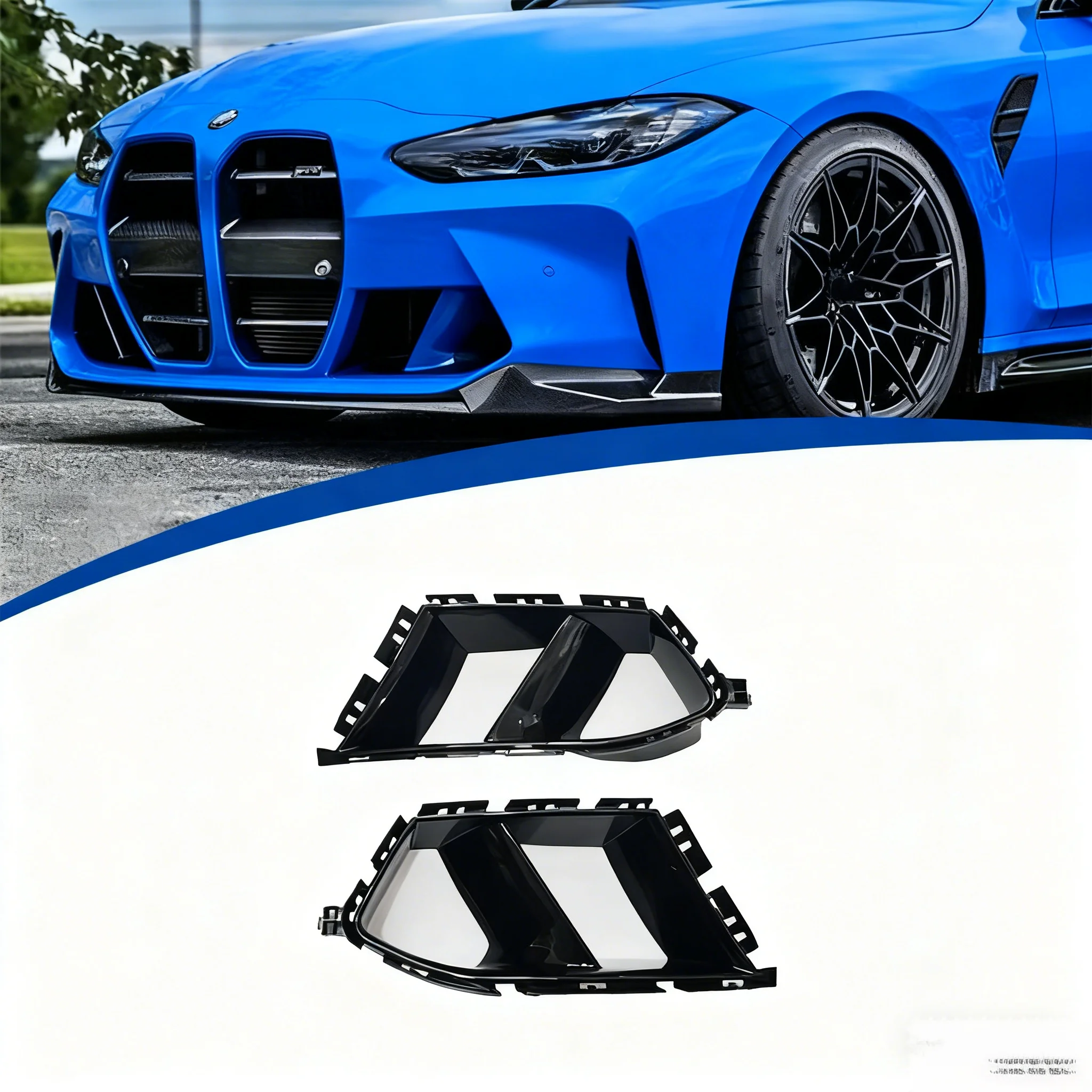 Durable-Car Front Air Vent Grill Air Inlet For BMW M3 M4 G80 G82 MP 2021-2024 Car Decorative Accessories
Durable-Car Front Air Vent Grill Air Inlet For BMW M3 M4 G80 G82 MP 2021-2024 Car Decorative Accessories