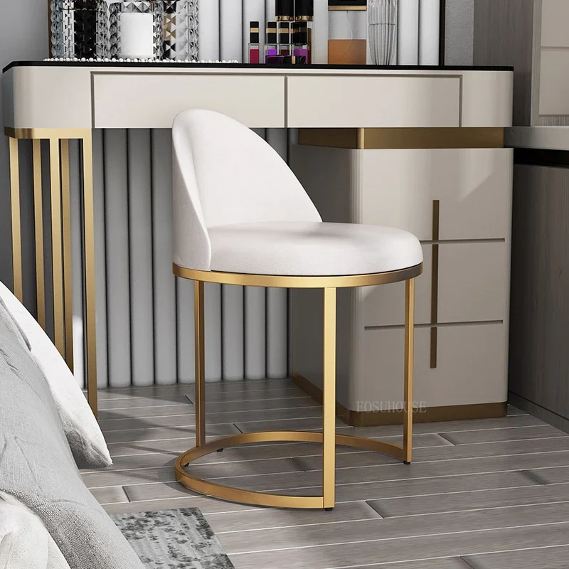 Bedroom Makeup Stool Vanity Chair Nordic Furniture Living Room Chairs Backrest Dressing Stool Light Luxury Dressing Table Chair
Bedroom Makeup Stool Vanity Chair Nordic Furniture Living Room Chairs Backrest Dressing Stool Light Luxury Dressing Table Chair