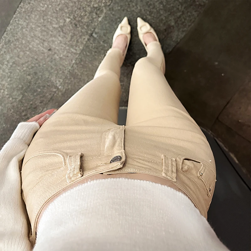 Sexy Korean Goddess Jeans Autumn Winter New Style High Waist Hip Enhancing Warm Fleece Small Foot Denim Trendy Cotton Stretch
Sexy Korean Goddess Jeans Autumn Winter New Style High Waist Hip Enhancing Warm Fleece Small Foot Denim Trendy Cotton Stretch