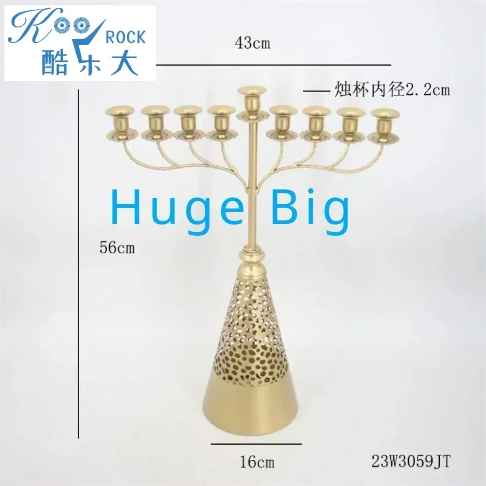 Jewish Event Menorah , Wedding iron art 9 branches Chanukah candlesticks, gold plated big size candleholder Chankiah
Jewish Event Menorah , Wedding iron art 9 branches Chanukah candlesticks, gold plated big size candleholder Chankiah