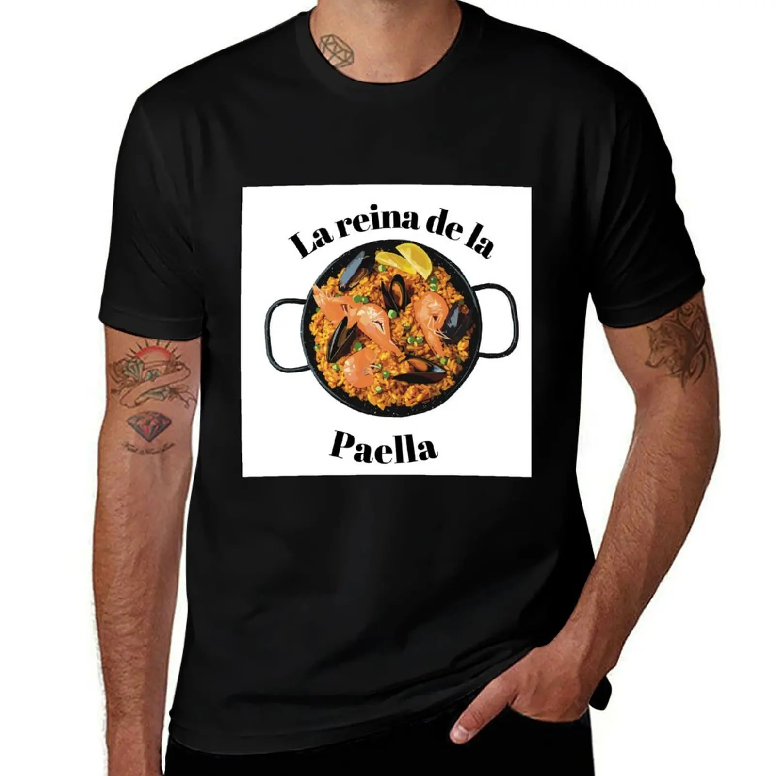 La reina de la paella T-Shirt summer 2025 cotton man t-shirts Aesthetic clothing graphic tee shirt t shirts for men
La reina de la paella T-Shirt summer 2025 cotton man t-shirts Aesthetic clothing graphic tee shirt t shirts for men
