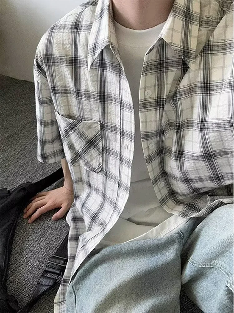 Loose Fit Plaid Shirt Short Sleeve Unisex Summer New Style Casual Daily Shirt Youth Popular Sharp Collar Button Closure Thin ...
Loose Fit Plaid Shirt Short Sleeve Unisex Summer New Style Casual Daily Shirt Youth Popular Sharp Collar Button Closure Thin ...