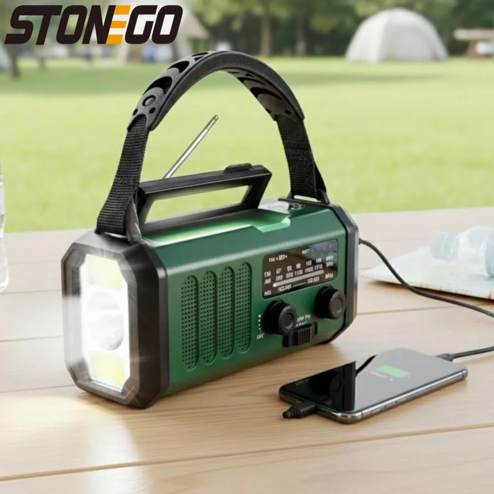 Portable Solar AM FM Radio 10000mAh USB C Charger Flashlight SOS Compass Weather Alert Outdoor Survival Gear
Portable Solar AM FM Radio 10000mAh USB C Charger Flashlight SOS Compass Weather Alert Outdoor Survival Gear
