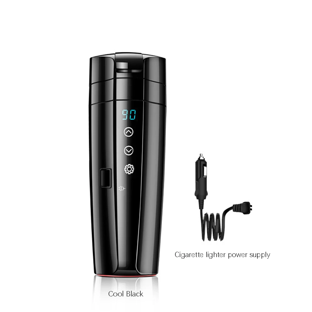 Electric Heating Water Cup 12V/24V Kettle Coffee Tea Milk Heated 400ML Stainless Car Heated Smart Mug With Temperature Control
Electric Heating Water Cup 12V/24V Kettle Coffee Tea Milk Heated 400ML Stainless Car Heated Smart Mug With Temperature Control