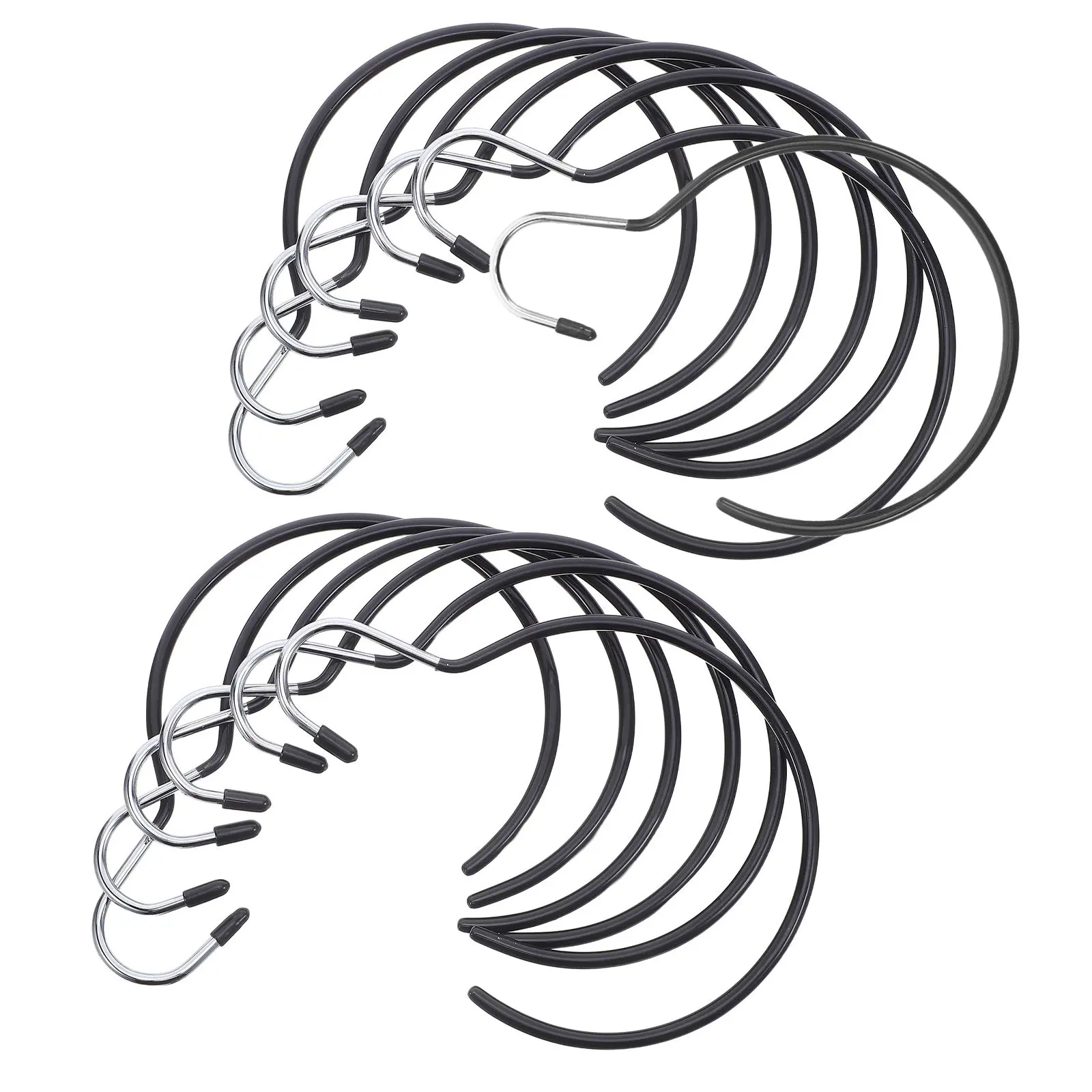 15Pcs Scarf Holder Organizer Non-Slip Black Round Short Neck Belt Hanger Closet Storage Tie Accessories Scarf Organizer Rack
15Pcs Scarf Holder Organizer Non-Slip Black Round Short Neck Belt Hanger Closet Storage Tie Accessories Scarf Organizer Rack