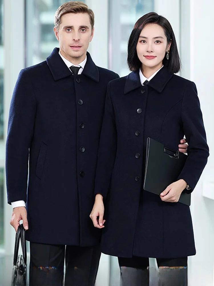 Women's Woolen Coat Hotel Property Bank OL Style Commute Straight Tube Polyester Slant Pocket Thickened Long Sleeve
Women's Woolen Coat Hotel Property Bank OL Style Commute Straight Tube Polyester Slant Pocket Thickened Long Sleeve