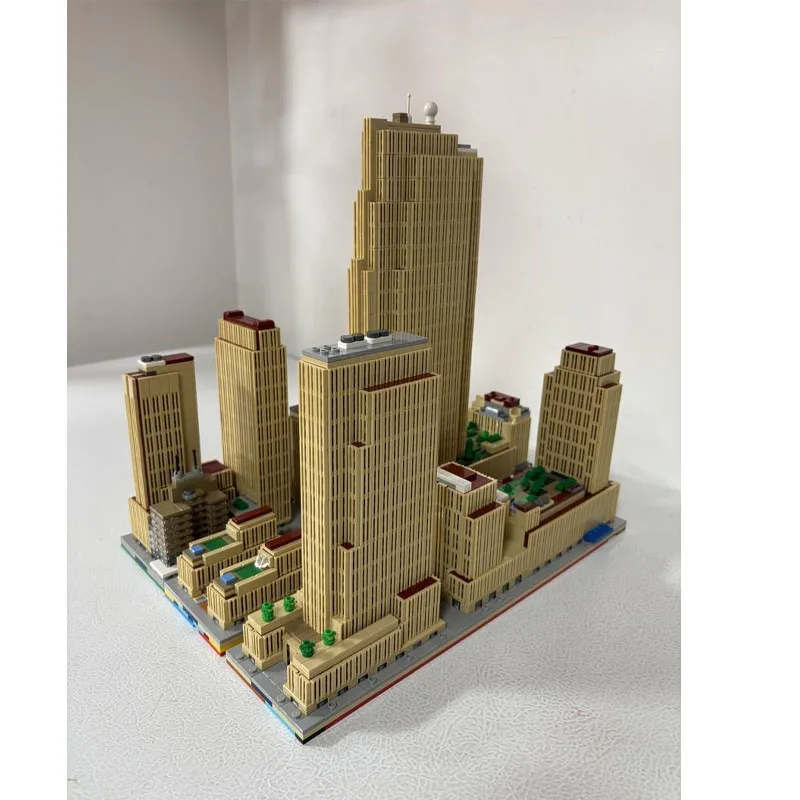 MOC-178781 Rockefeller Center 1:800 Scale Building Block Model 5999 PartsMOC Creative Boy Kids Birthday Building Block Toy Gift
MOC-178781 Rockefeller Center 1:800 Scale Building Block Model 5999 PartsMOC Creative Boy Kids Birthday Building Block Toy Gift