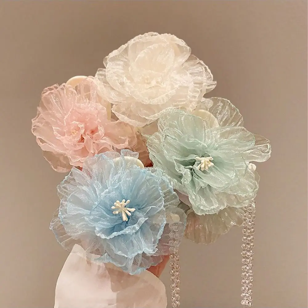 Creative Mesh Flower Hair Clips Elegant Styling Tools Shark clip Headwear Bow Hairpin Women Girl
Creative Mesh Flower Hair Clips Elegant Styling Tools Shark clip Headwear Bow Hairpin Women Girl