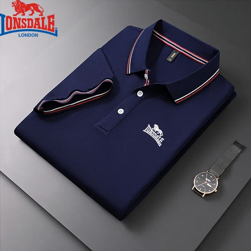 Summer Men's High-quality Embroidered Lapel Short Sleeved Polo Shirt, New Luxury and Fashionable Casual Cool Breathable Top
Summer Men's High-quality Embroidered Lapel Short Sleeved Polo Shirt, New Luxury and Fashionable Casual Cool Breathable Top