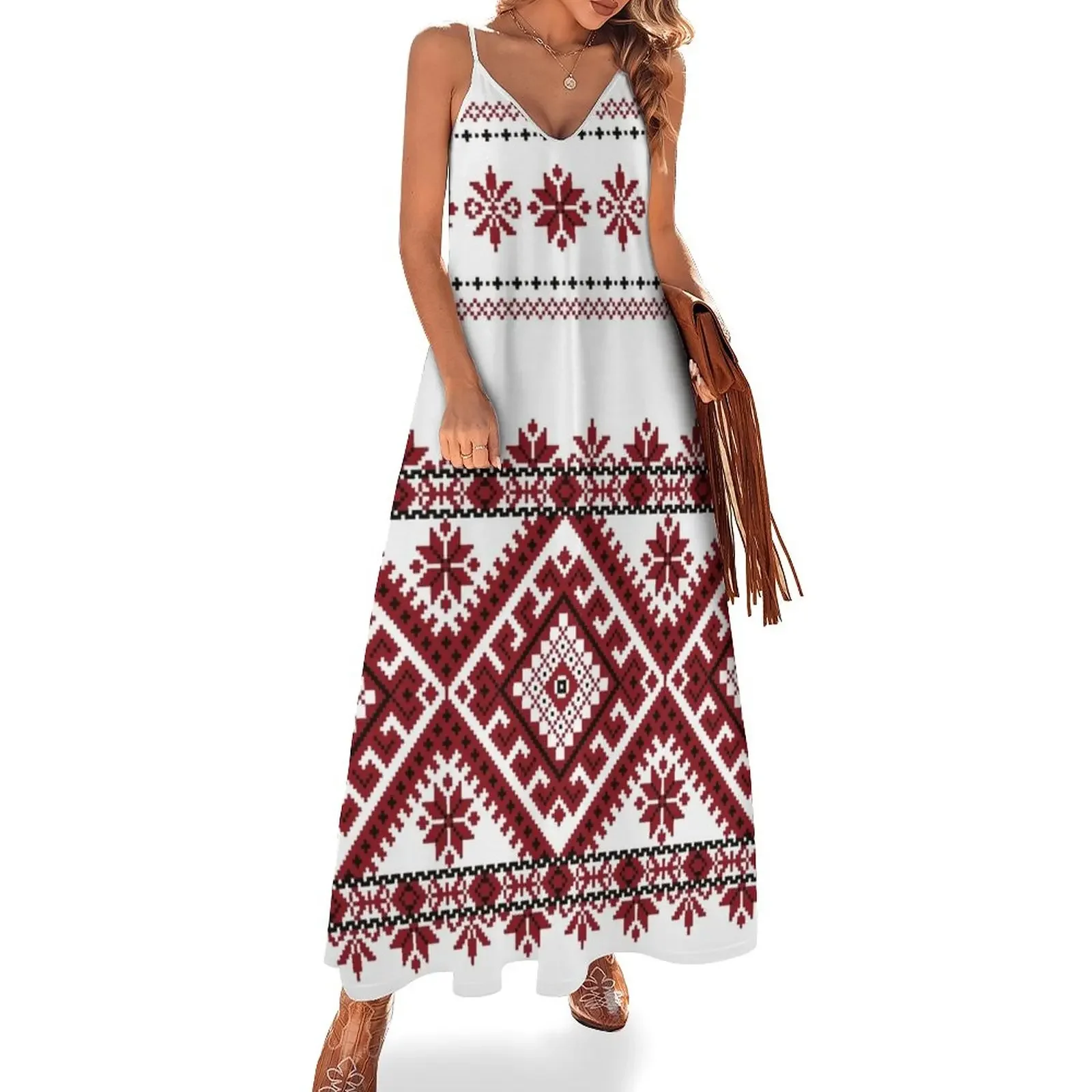 Traditional romanian motif Sleeveless Dress women's summer jumpsuit sensual sexy dress for women Dress
Traditional romanian motif Sleeveless Dress women's summer jumpsuit sensual sexy dress for women Dress