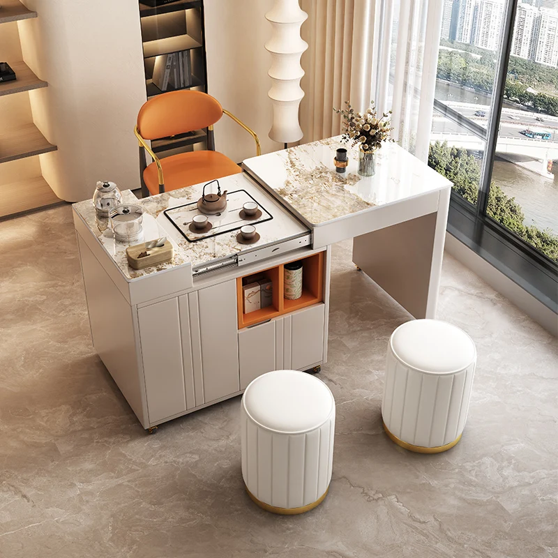 Balcony tea table chair small tea table, movable and retractable multi-functional tea cart
Balcony tea table chair small tea table, movable and retractable multi-functional tea cart