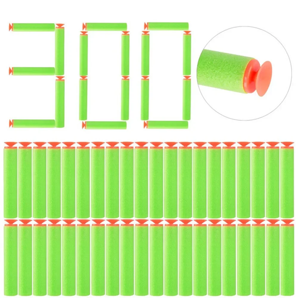 300pcs EVA Soft Suction Bullets 7.2cm Refill Bullet Darts for Nerf N-strike Elite Series BlastersToy Gun Accessories (Green)
300pcs EVA Soft Suction Bullets 7.2cm Refill Bullet Darts for Nerf N-strike Elite Series BlastersToy Gun Accessories (Green)