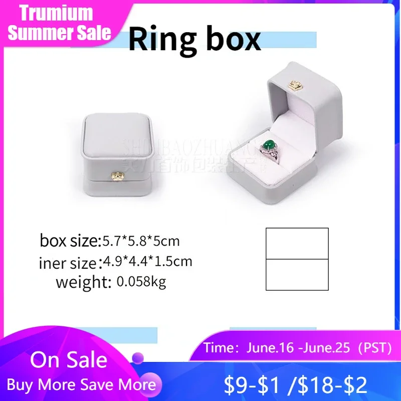 Trumium Luxury PU Leather Cufflink Box Flip Ring Jewelry box Custom Jewelry Gift Boxes
Trumium Luxury PU Leather Cufflink Box Flip Ring Jewelry box Custom Jewelry Gift Boxes