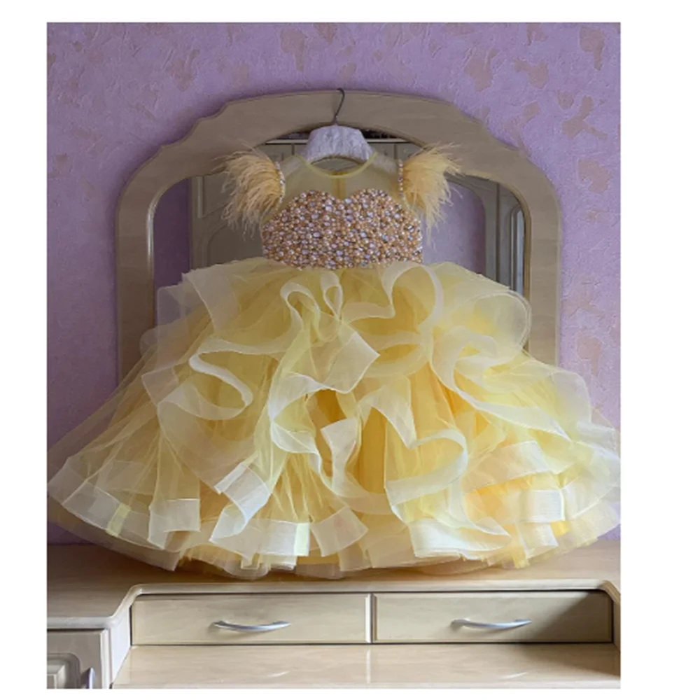 Flower Girl Dresses Ball Gown puffy Layers Girl Birthday Dress Communion Christmas Party Robe Princesses Formal Dress
Flower Girl Dresses Ball Gown puffy Layers Girl Birthday Dress Communion Christmas Party Robe Princesses Formal Dress