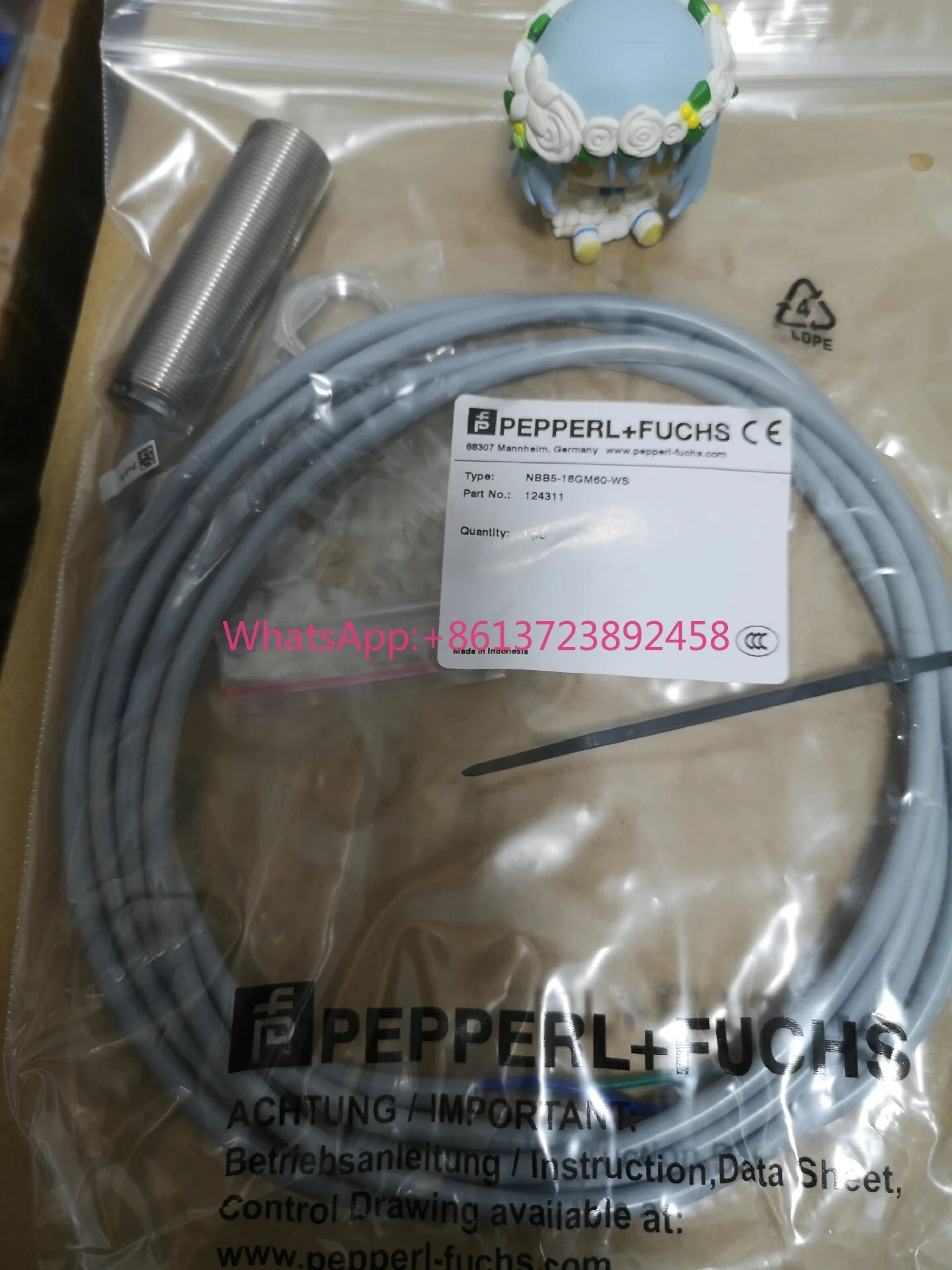 Pepperl + Fuchs NBB5-18GM60-WS
Pepperl + Fuchs NBB5-18GM60-WS