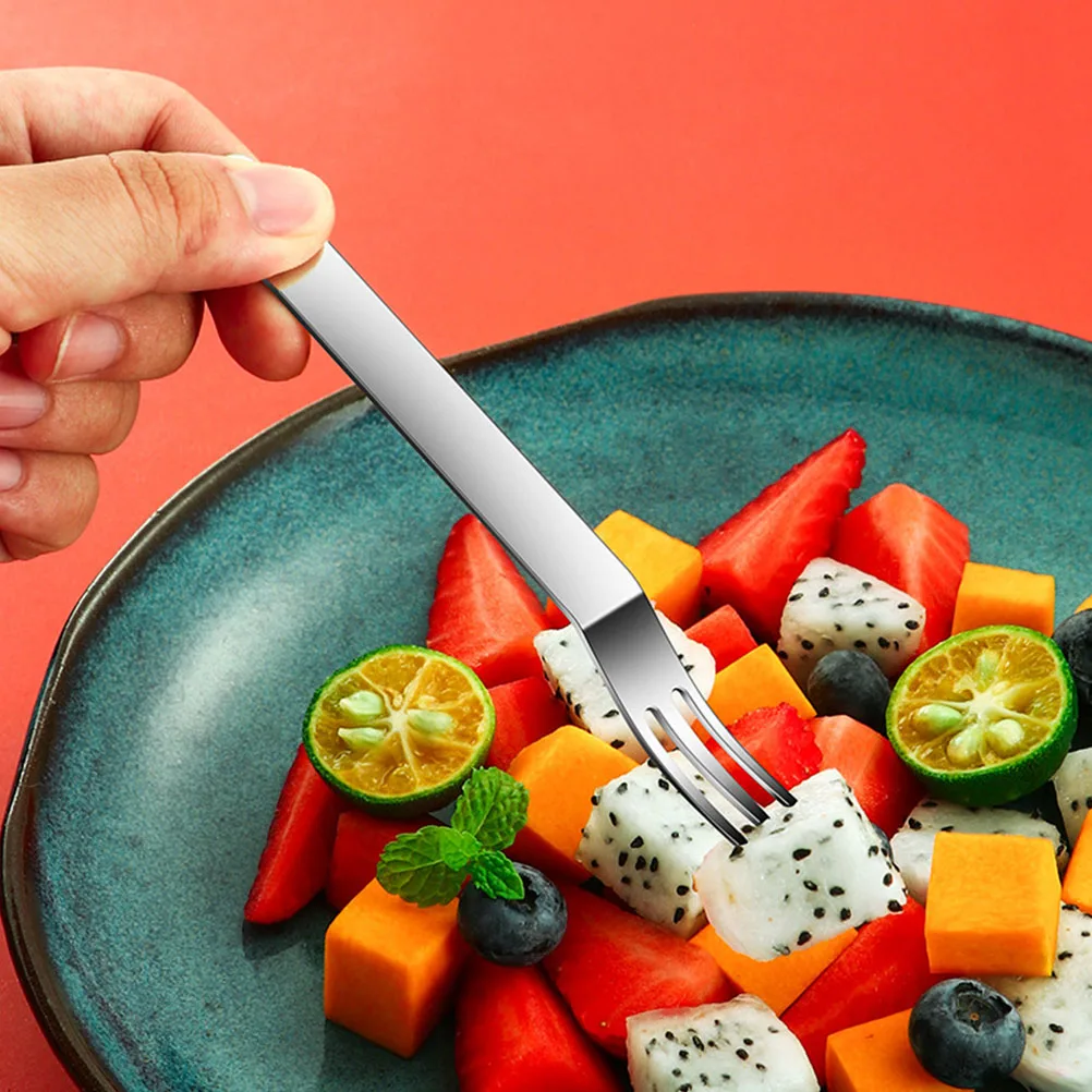 1 set Stainless Steel Fruit Forks Reusable Appetizer Dessert Fork Party Food Picks Skewers for Cakes Fruits Desserts
1 set Stainless Steel Fruit Forks Reusable Appetizer Dessert Fork Party Food Picks Skewers for Cakes Fruits Desserts