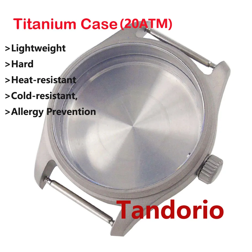 Light 39mm Sapphire Glass Diver Titanium Watch Case Fit NH34 NH35 NH36 ETA2824 PT5000 Automatic 20ATM 29.2g Allergy Prevention
Light 39mm Sapphire Glass Diver Titanium Watch Case Fit NH34 NH35 NH36 ETA2824 PT5000 Automatic 20ATM 29.2g Allergy Prevention