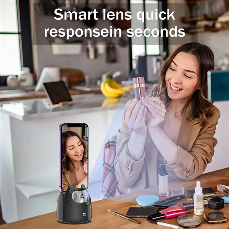 T82C Hot Sale-Automatic Face Tracking Gimbal Mobile Phone Holder 360° Rotation AI Face Recognition Phone Tripod For Vlog Video D
T82C Hot Sale-Automatic Face Tracking Gimbal Mobile Phone Holder 360° Rotation AI Face Recognition Phone Tripod For Vlog Video D
