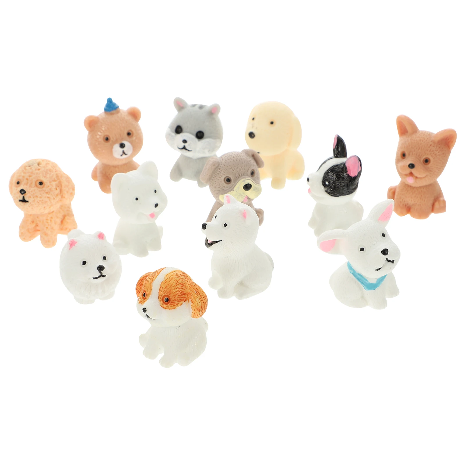 12 Pcs Puppy Shaped Resin Crafts Lovely Decor Items for Moss Micro L Bonsai Adornment Stylish Garden Statue
12 Pcs Puppy Shaped Resin Crafts Lovely Decor Items for Moss Micro L Bonsai Adornment Stylish Garden Statue