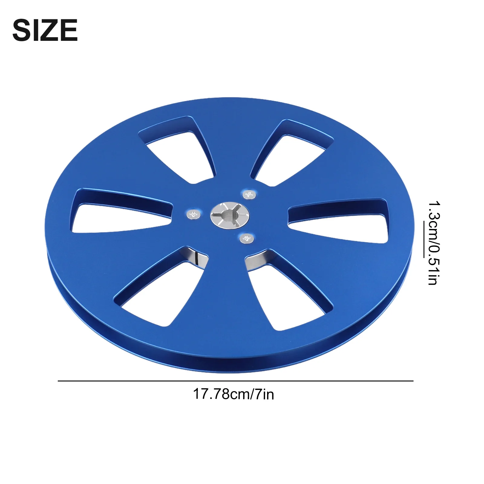 Silver Sound Tape Reel Tape Reel Machine Part Silver blue black gold Applicable To Various Models Easy To Install
Silver Sound Tape Reel Tape Reel Machine Part Silver blue black gold Applicable To Various Models Easy To Install