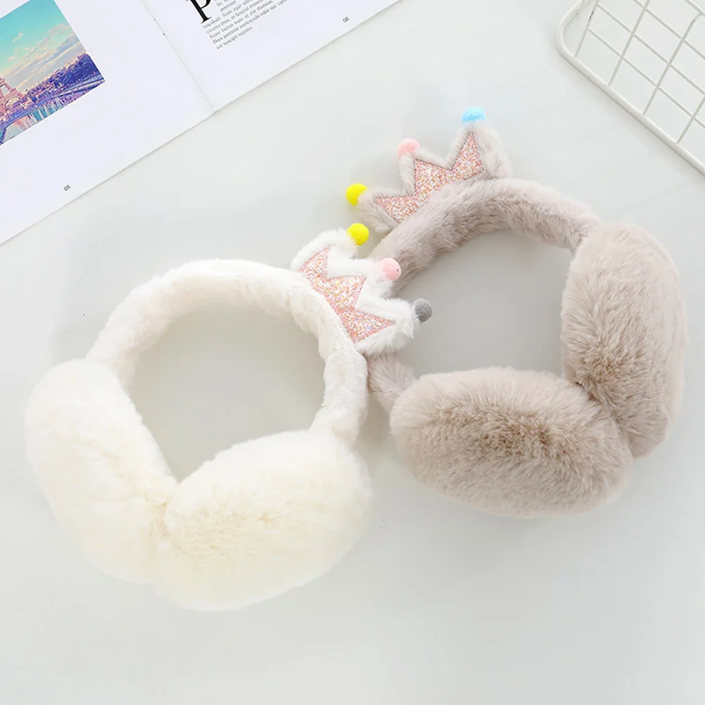Crown Earmuffs Children Warm Earphone Furry Cartoon Kids Outdoor Thick Earmuff Lightweight Portable
Crown Earmuffs Children Warm Earphone Furry Cartoon Kids Outdoor Thick Earmuff Lightweight Portable
