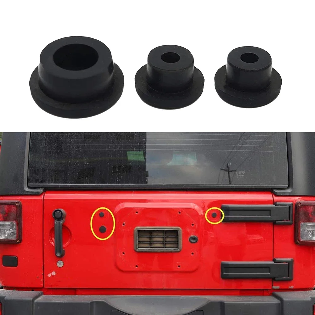 3Pcs Tailgate Rubber Plug Fit for Jeep Wrangler JK 2007 2008 2009 2010 2011 2012 2013 2014 2015 2016 2017 Black Car Door Frame
3Pcs Tailgate Rubber Plug Fit for Jeep Wrangler JK 2007 2008 2009 2010 2011 2012 2013 2014 2015 2016 2017 Black Car Door Frame