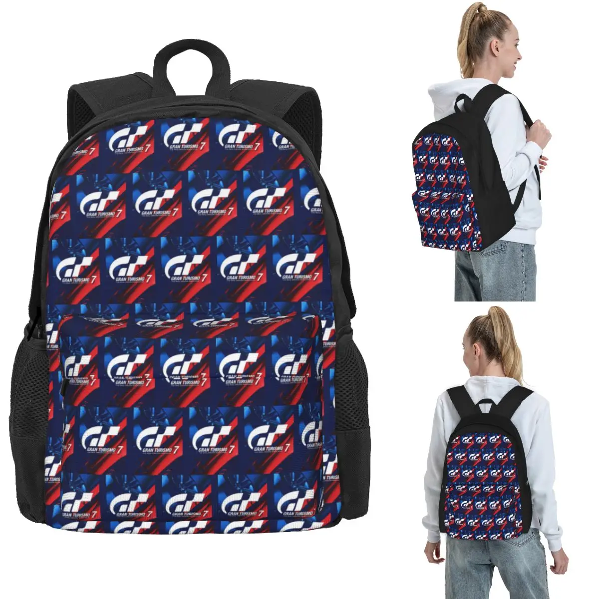 Gran Turismo 7 Backpack Hot Sale Daypack Large Capacity Kids BookBag School Bag Shoulder Bags for Men Women
Gran Turismo 7 Backpack Hot Sale Daypack Large Capacity Kids BookBag School Bag Shoulder Bags for Men Women