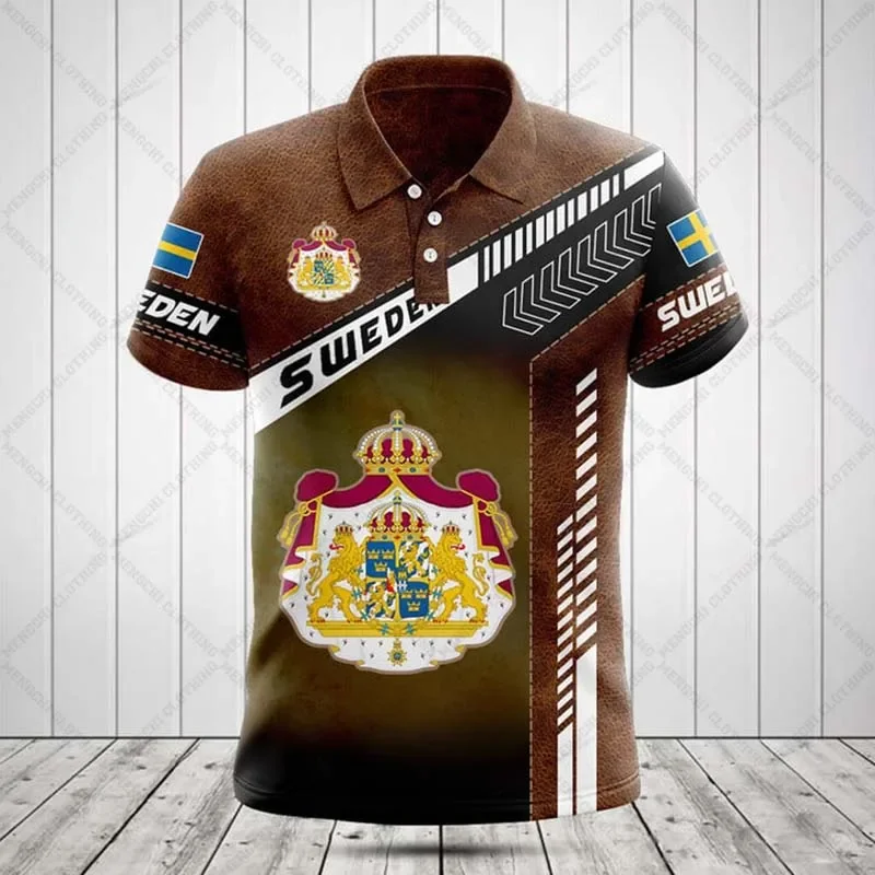 Customized Sweden Emblem Graphic Polo Shirts Summer Unisex Casual Streetwear Men's Fashion Loose Jersey Oversized Sportswear
Customized Sweden Emblem Graphic Polo Shirts Summer Unisex Casual Streetwear Men's Fashion Loose Jersey Oversized Sportswear