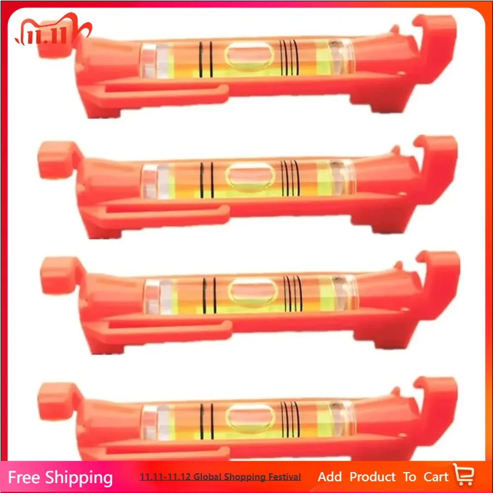 4Pcs String Level Hanging Line Bubble Levels for Leveling Surveying, Building Trades, Bricklaying, Etc. (Orange)
4Pcs String Level Hanging Line Bubble Levels for Leveling Surveying, Building Trades, Bricklaying, Etc. (Orange)