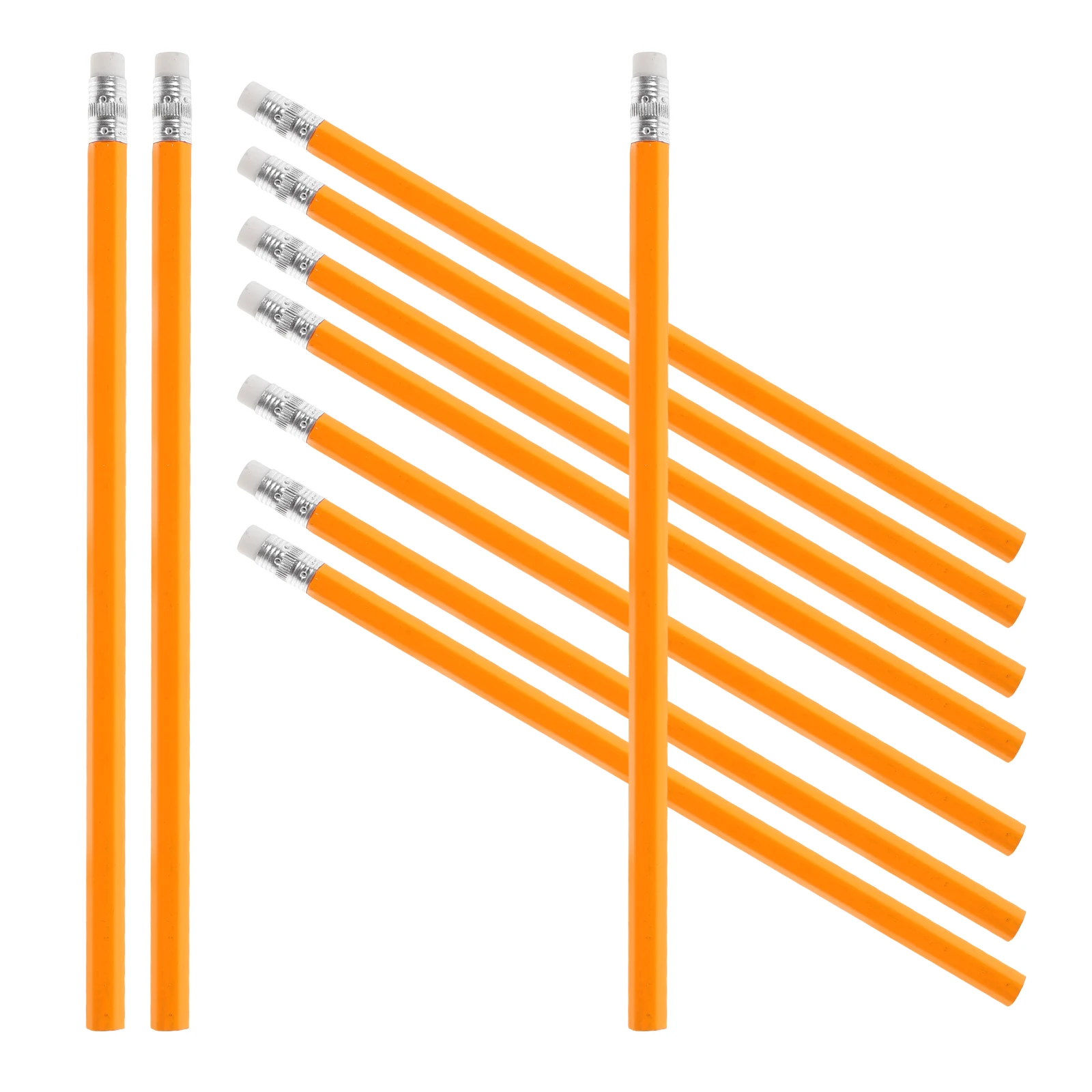 10pcs HB Pencils Pure Color Rod Calligraphy Marking Carpenter School Office Supplies Yellow Barrel White Eraser Construction
10pcs HB Pencils Pure Color Rod Calligraphy Marking Carpenter School Office Supplies Yellow Barrel White Eraser Construction