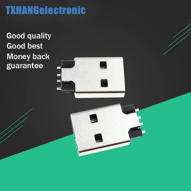 20pcs USB 2.0 Male A Type USB PCB Connector Plug 180 degree SMT SMD Male USB Connectors
20pcs USB 2.0 Male A Type USB PCB Connector Plug 180 degree SMT SMD Male USB Connectors