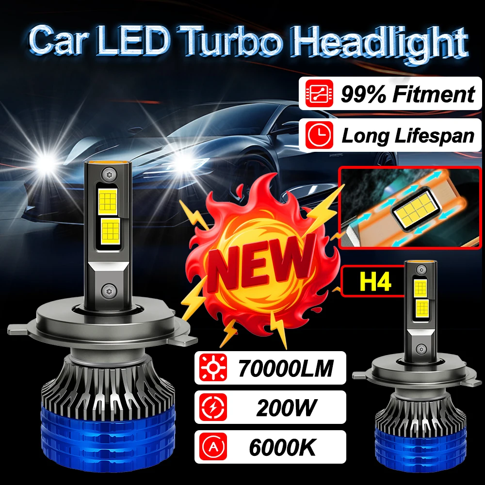 2X H1 H4 H7 H11 9005 9006 Led Headlight Ampoule 200W High Quality 70000LM Canbus 6000K Easy To Install Headlamp 3570 CSP 12V
2X H1 H4 H7 H11 9005 9006 Led Headlight Ampoule 200W High Quality 70000LM Canbus 6000K Easy To Install Headlamp 3570 CSP 12V