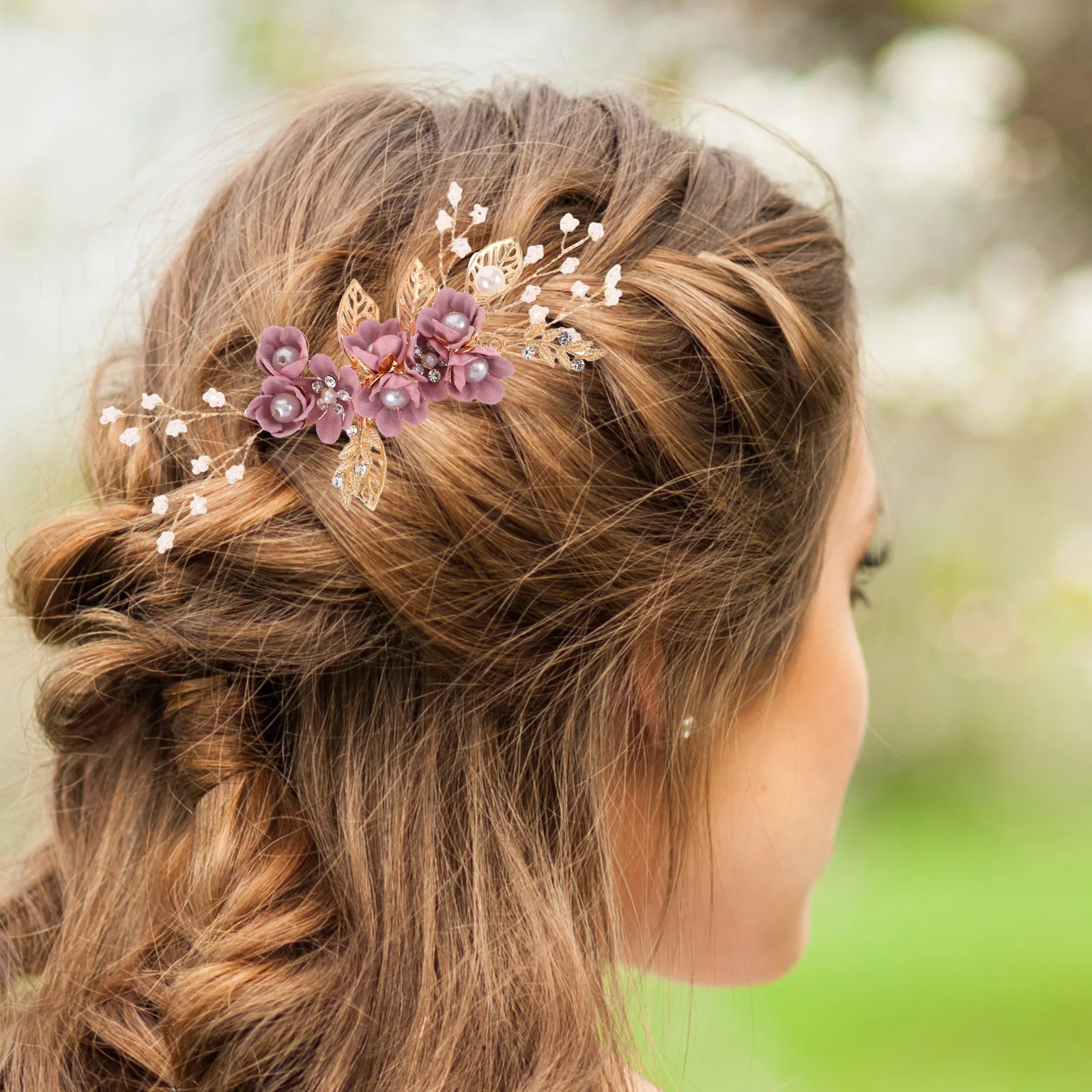2pcs Floral Bridal Hair Comb Rhinestones Pearls Elegant Wedding Headpiece Brides Bridesmaids Women Accessories Updos Braided 
2pcs Floral Bridal Hair Comb Rhinestones Pearls Elegant Wedding Headpiece Brides Bridesmaids Women Accessories Updos Braided