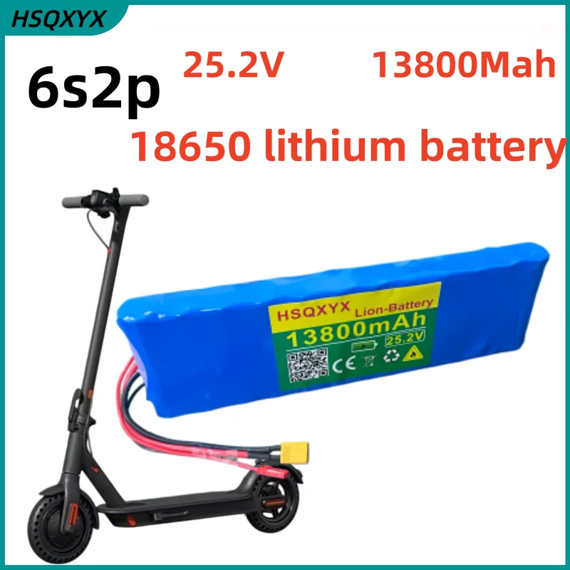 6S2P 25.2V 13.8Ah Lithium Battery Pack 18650 Rechargeable Lithium-ion Battery Pack 13800mAh Capacity 25.2V Charger
6S2P 25.2V 13.8Ah Lithium Battery Pack 18650 Rechargeable Lithium-ion Battery Pack 13800mAh Capacity 25.2V Charger