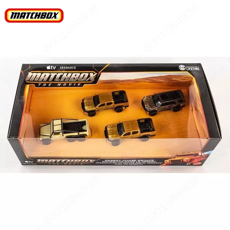 Matchbox JMB53 Desert Chase Escape Movie Licensed 4 Pack Vehicle Set Limited Car Model Movie Styling Premium Collect Toy Gift
Matchbox JMB53 Desert Chase Escape Movie Licensed 4 Pack Vehicle Set Limited Car Model Movie Styling Premium Collect Toy Gift